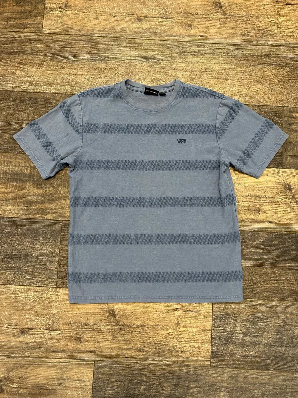 Vintage Y2K Navy Vans Off the Wall Boys Youth Shirt Size L / Adult XS